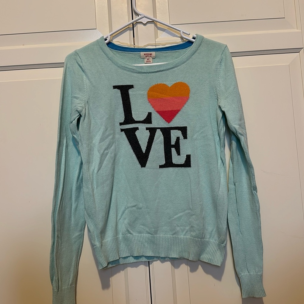 Blue LOVE women’s sweater